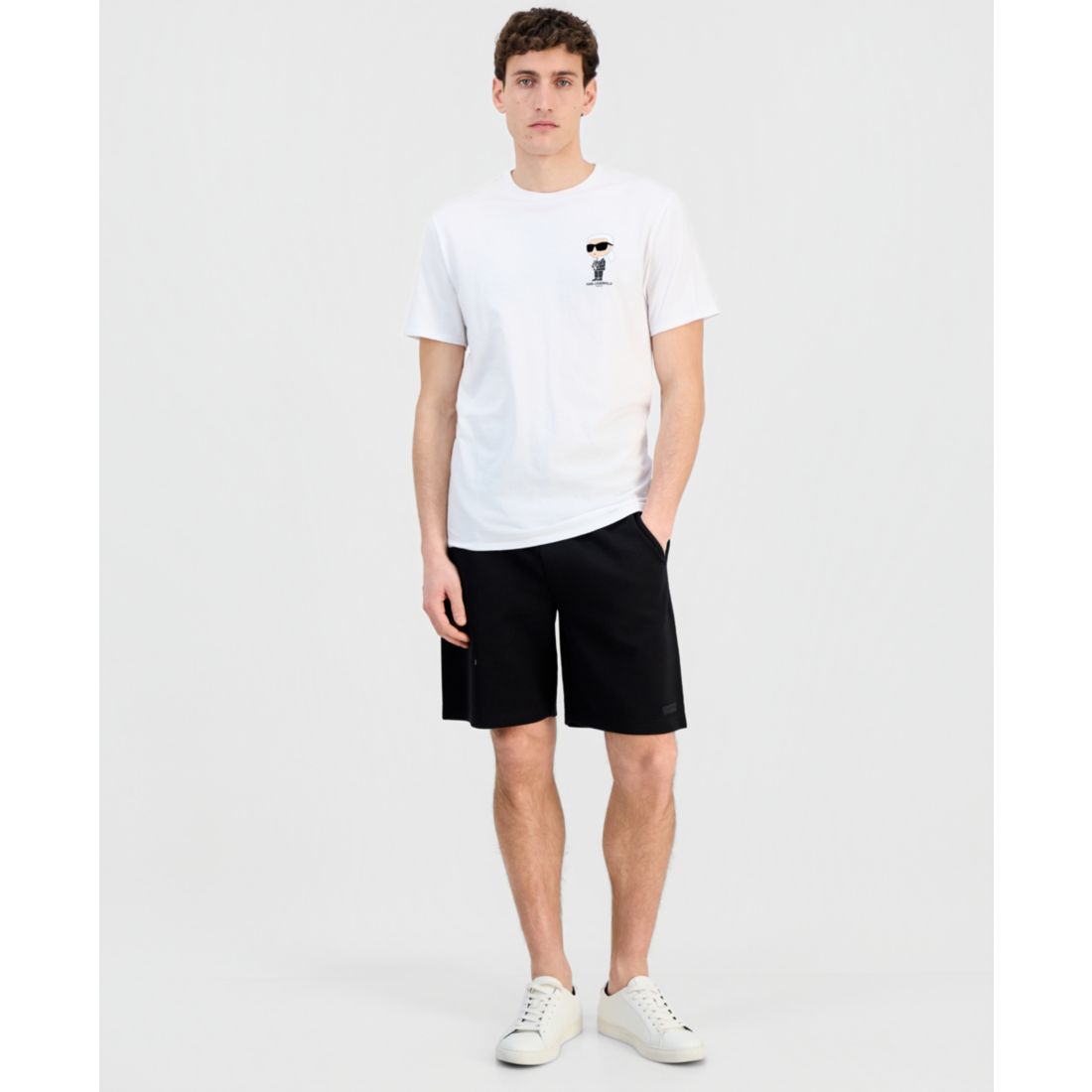 Karl Lagerfeld Paris Men's Crewneck T-shirt