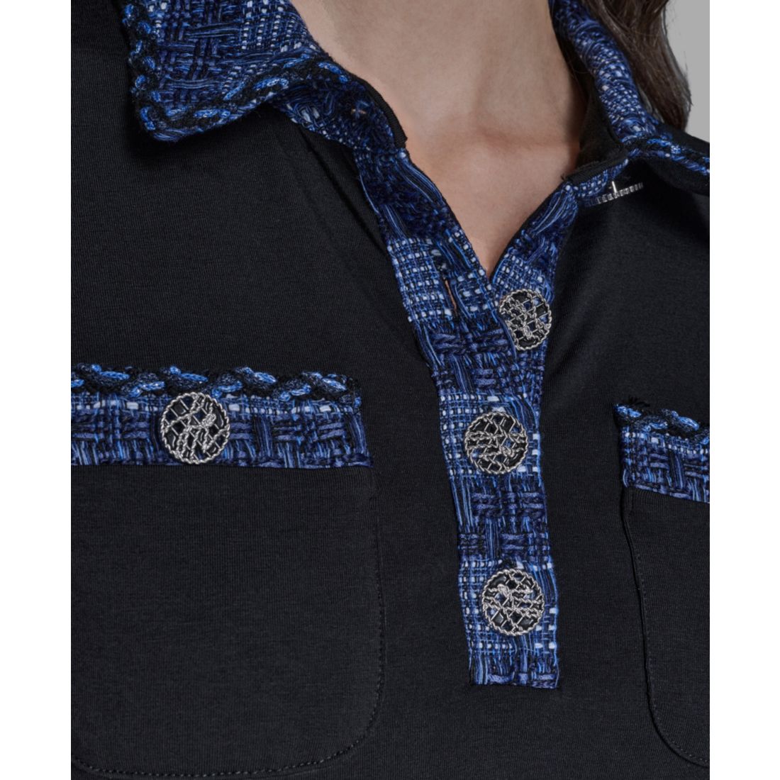 Karl Lagerfeld Paris Women's Polo Collar Pull-On Dress