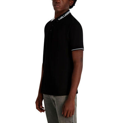 Karl Lagerfeld Paris Men's Collared Polo T-Shirt