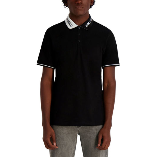 Karl Lagerfeld Paris Men's Collared Polo T-Shirt