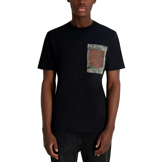 Karl Lagerfeld Paris Men's Thumbprint Detail T-Shirt
