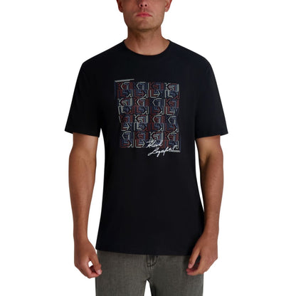 Karl Lagerfeld Paris Men's Kl Squared Print T-Shirt