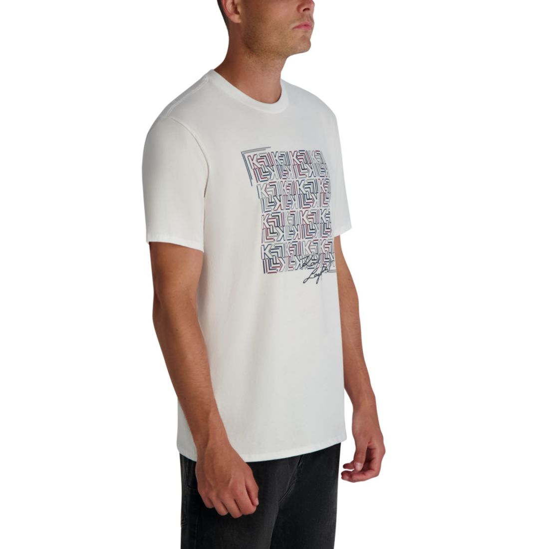 Karl Lagerfeld Paris Men's Kl Squared Print T-Shirt