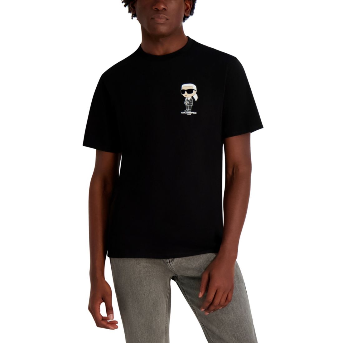 Karl Lagerfeld Paris Men's Crewneck T-shirt