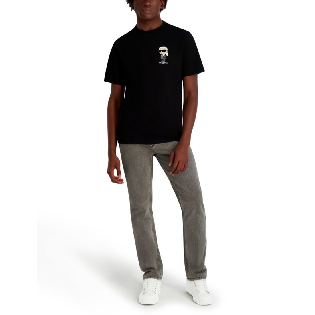 Karl Lagerfeld Paris Men's Crewneck T-shirt