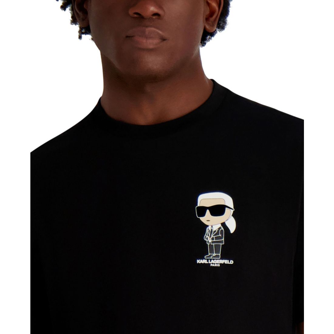 Karl Lagerfeld Paris Men's Crewneck T-shirt