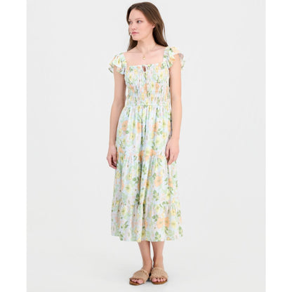 Self Esteem Juniors' Sleeveless Floral Midi Dress