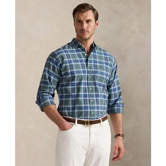 Polo Ralph Lauren Men's Big & Tall Plaid Oxford Shirt