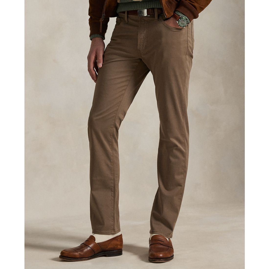 Polo Ralph Lauren Men's Varick Slim Straight Stretch Sateen Pants