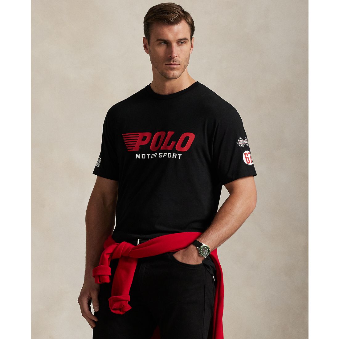 Polo Ralph Lauren Men's Big & Tall Jersey Graphic T-Shirt