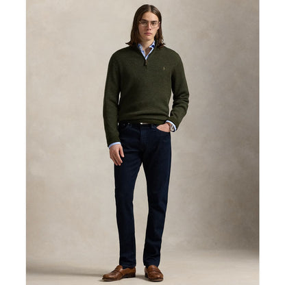 Polo Ralph Lauren Men's Washable Wool Quarter-Zip Sweater