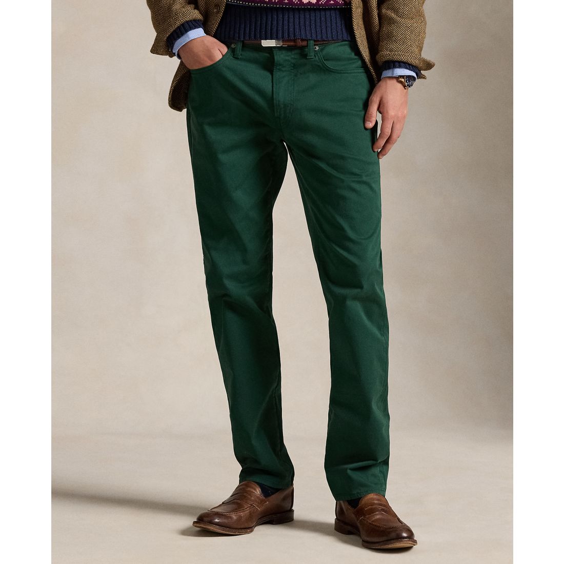 Polo Ralph Lauren Men's Varick Slim Straight Stretch Sateen Pants