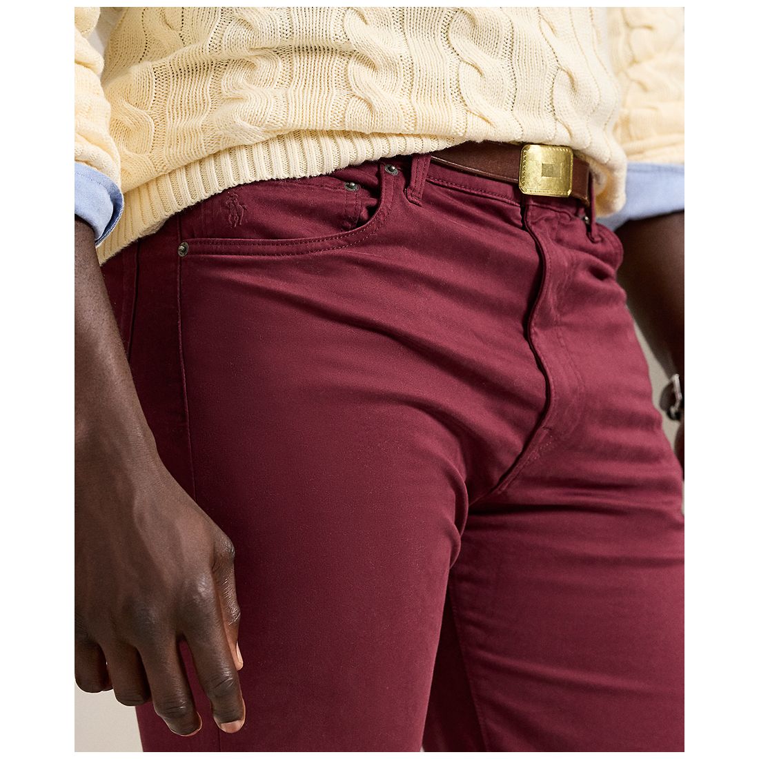 Polo Ralph Lauren Men's Big & Tall Varick Slim Straight Stretch Sateen Pants