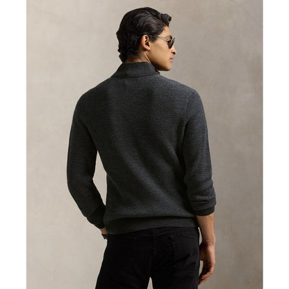 Polo Ralph Lauren Men's Washable Wool Quarter-Zip Sweater
