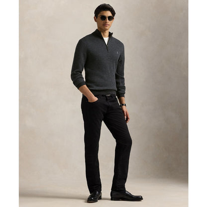 Polo Ralph Lauren Men's Washable Wool Quarter-Zip Sweater