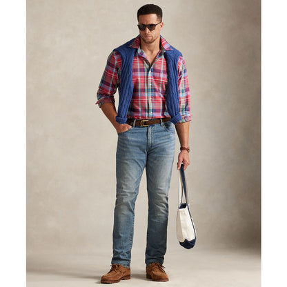 Polo Ralph Lauren Men's Big & Tall Plaid Oxford Shirt