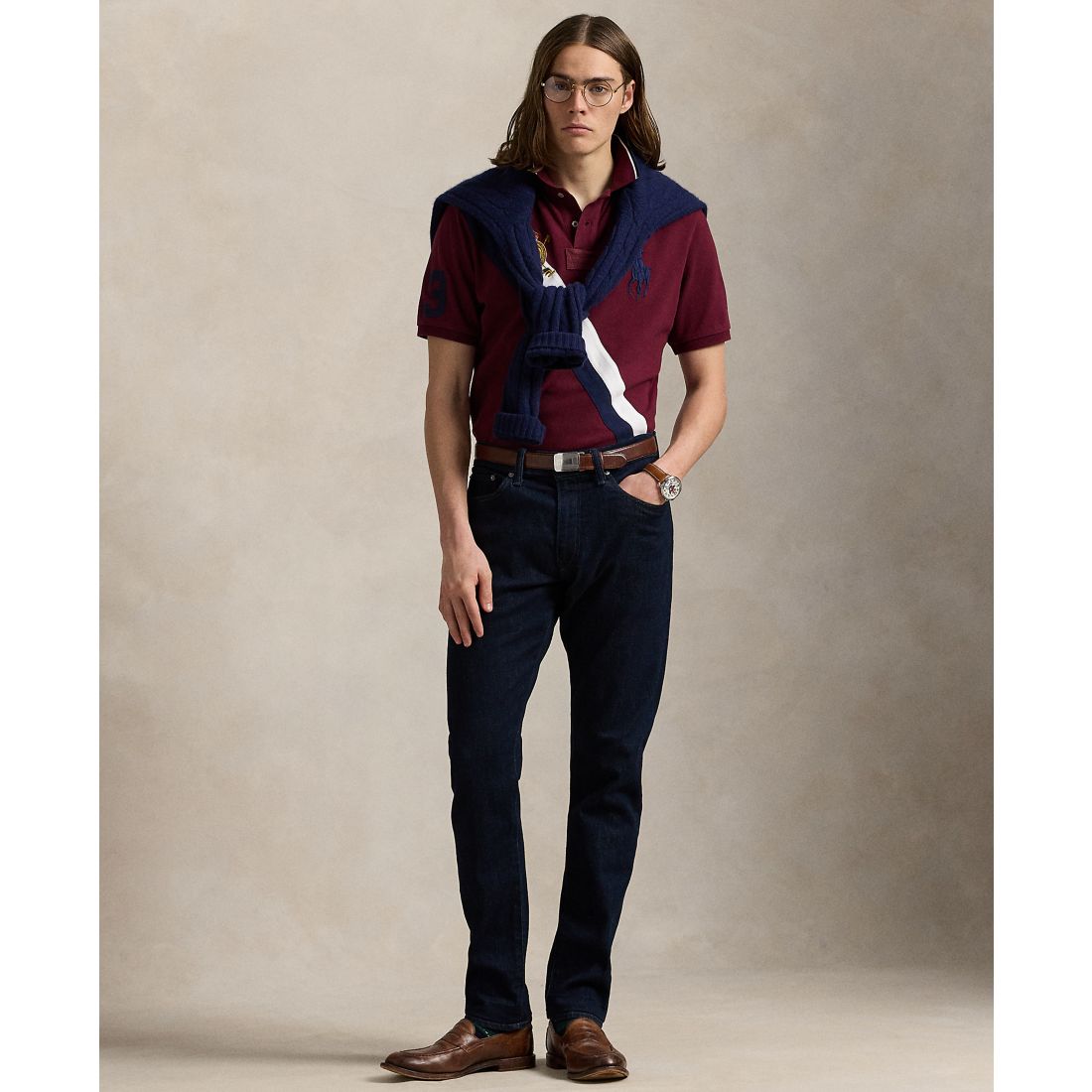 Polo Ralph Lauren Men's Custom Slim Fit 20th Anniversary Polo Shirt