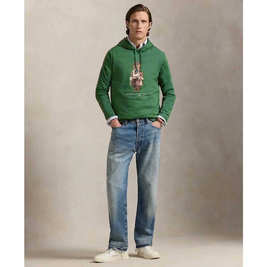 Polo Ralph Lauren Men's Polo Bear Jersey Hooded T-Shirt