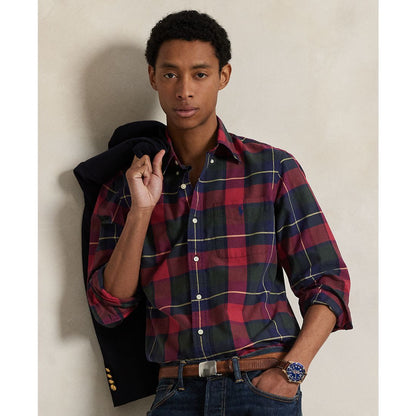 Polo Ralph Lauren Men's Classic-Fit Plaid Oxford Shirt