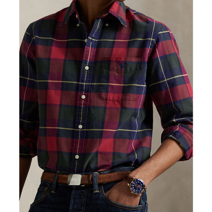 Polo Ralph Lauren Men's Classic-Fit Plaid Oxford Shirt
