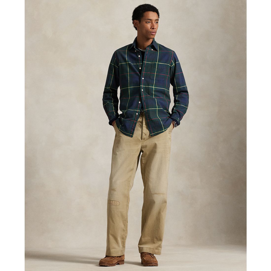 Polo Ralph Lauren Men's Classic-Fit Plaid Oxford Shirt