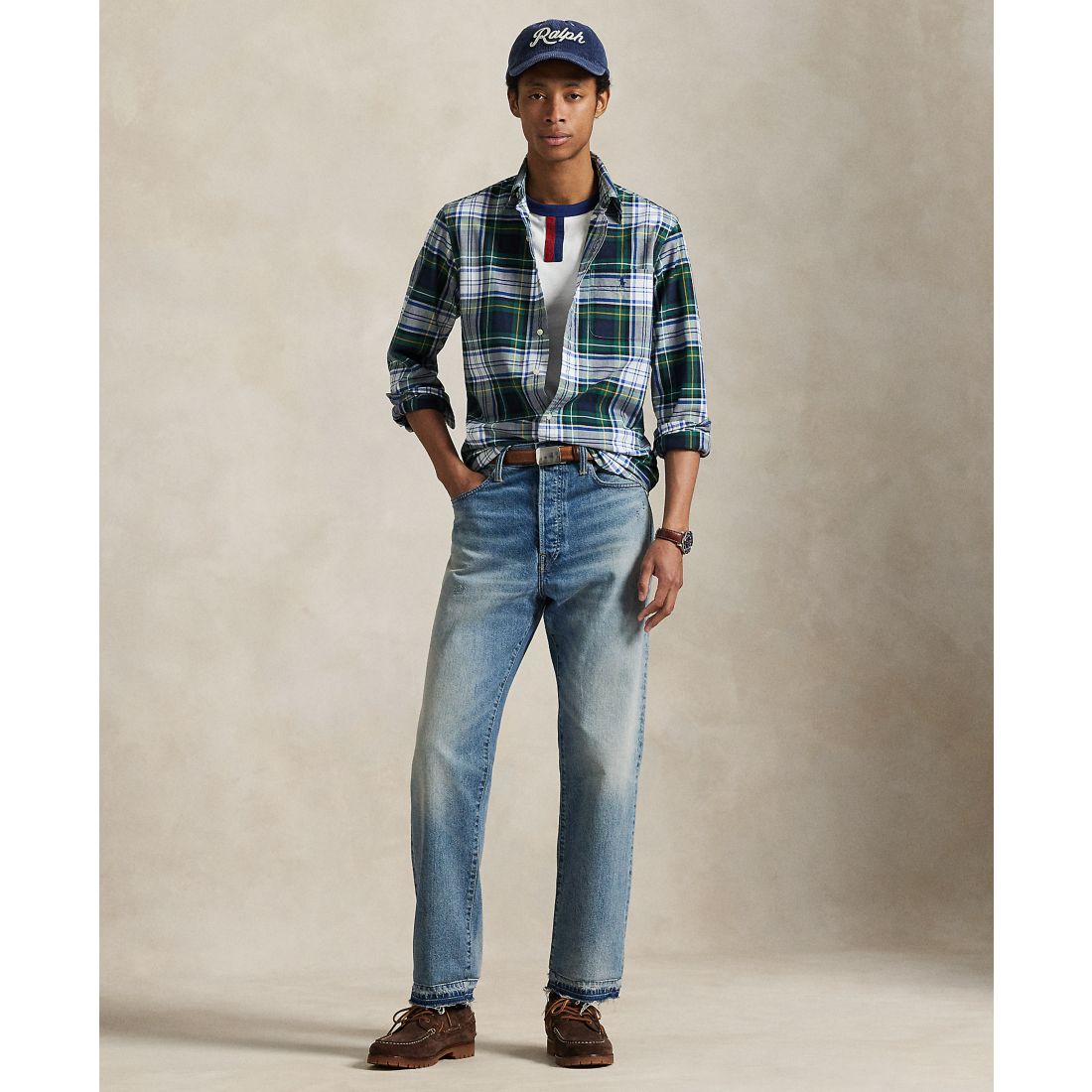 Polo Ralph Lauren Men's Classic-Fit Plaid Oxford Shirt