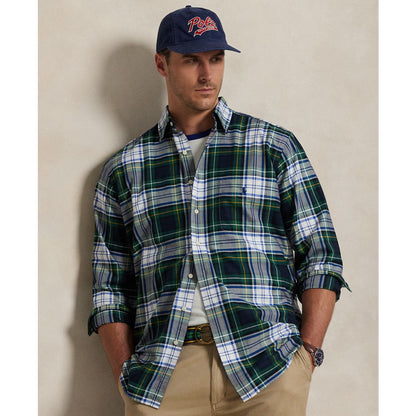 Polo Ralph Lauren Men's Big & Tall Plaid Oxford Shirt