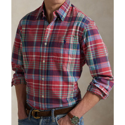 Polo Ralph Lauren Men's Classic-Fit Plaid Oxford Shirt