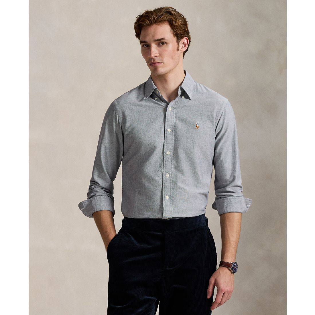 Polo Ralph Lauren Men's Long-Sleeve Oxford Shirt