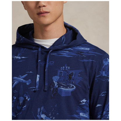 Polo Ralph Lauren Men's Long-Sleeve Animated Hooded T-Shirt