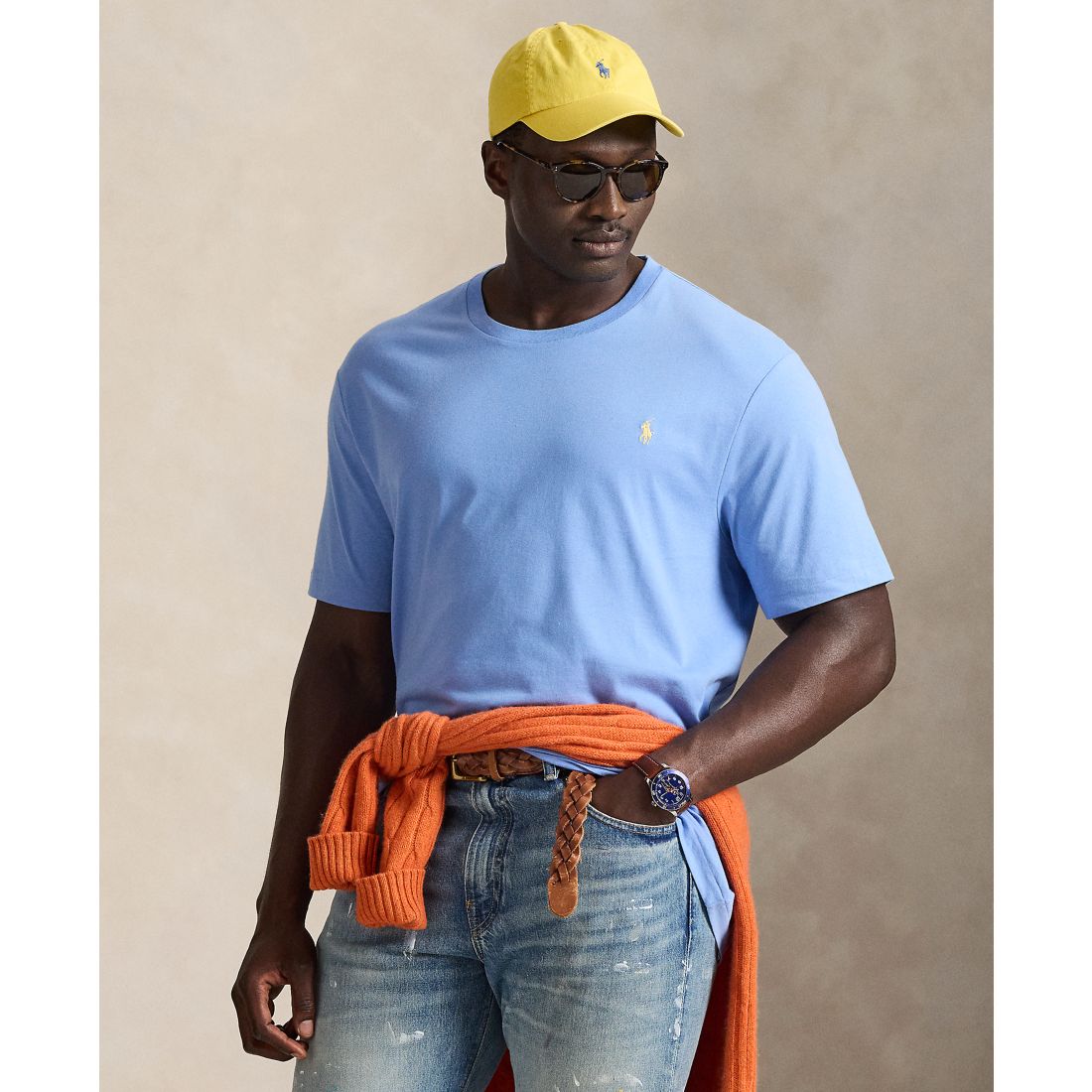 Polo Ralph Lauren Men's Big & Tall Jersey Crewneck T-Shirt