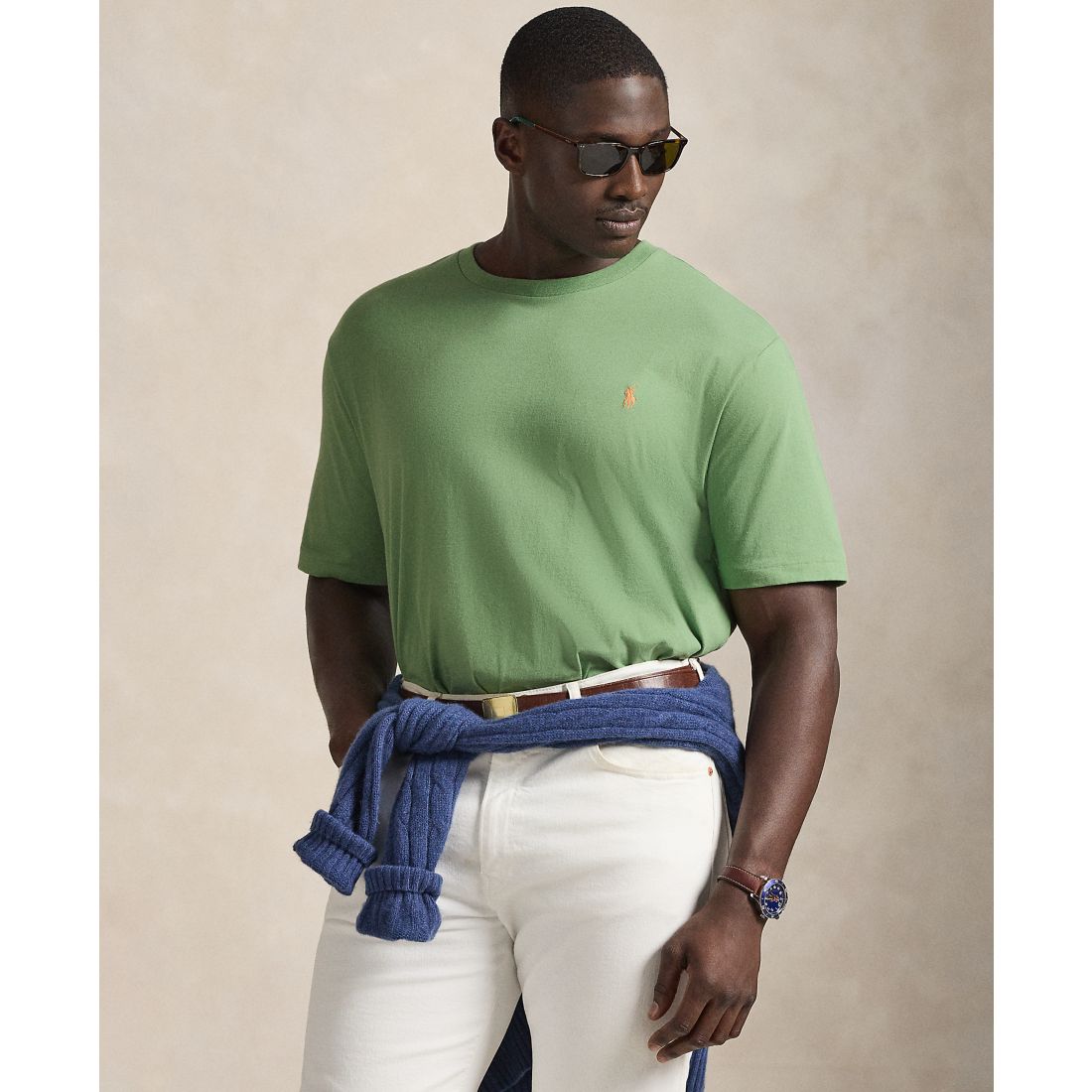 Polo Ralph Lauren Men's Big & Tall Jersey Crewneck T-Shirt