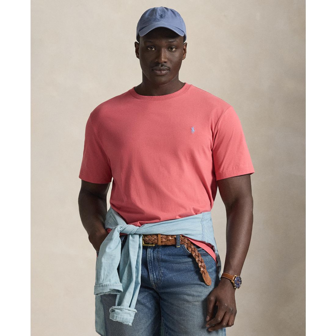Polo Ralph Lauren Men's Big & Tall Jersey Crewneck T-Shirt