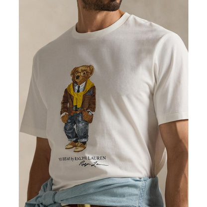 Polo Ralph Lauren Men's Crewneck Bear Graphic T-Shirt