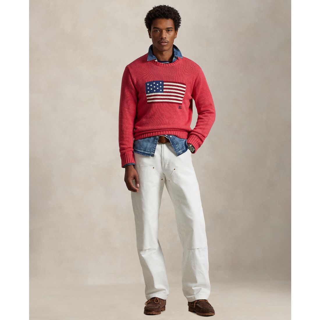 Polo Ralph Lauren Unisex The Iconic Flag Sweater