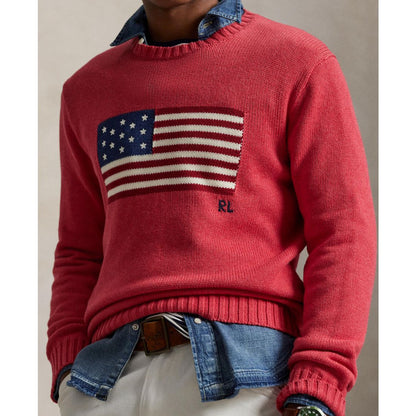 Polo Ralph Lauren Unisex The Iconic Flag Sweater