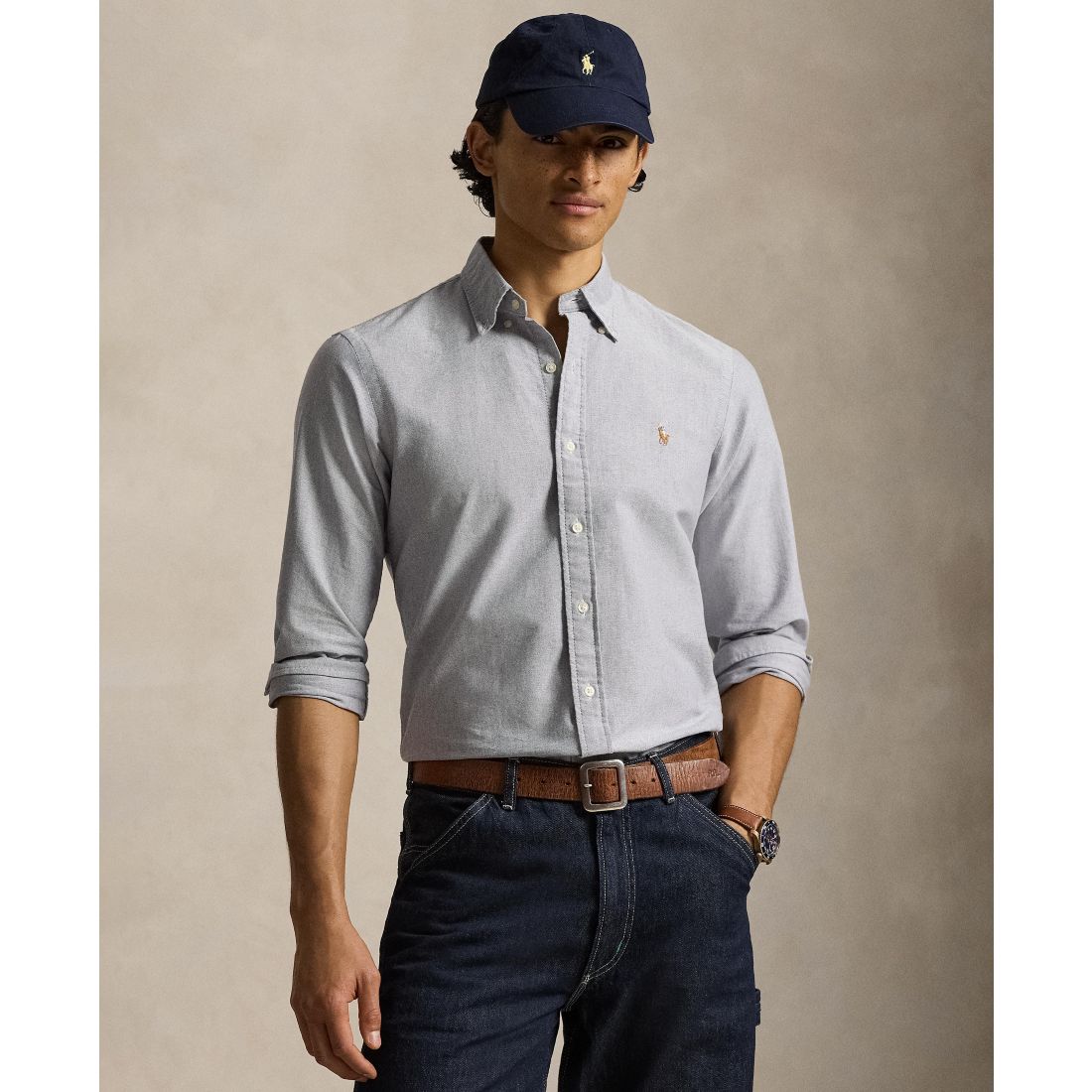 Polo Ralph Lauren Men's Long-Sleeve Oxford Shirt