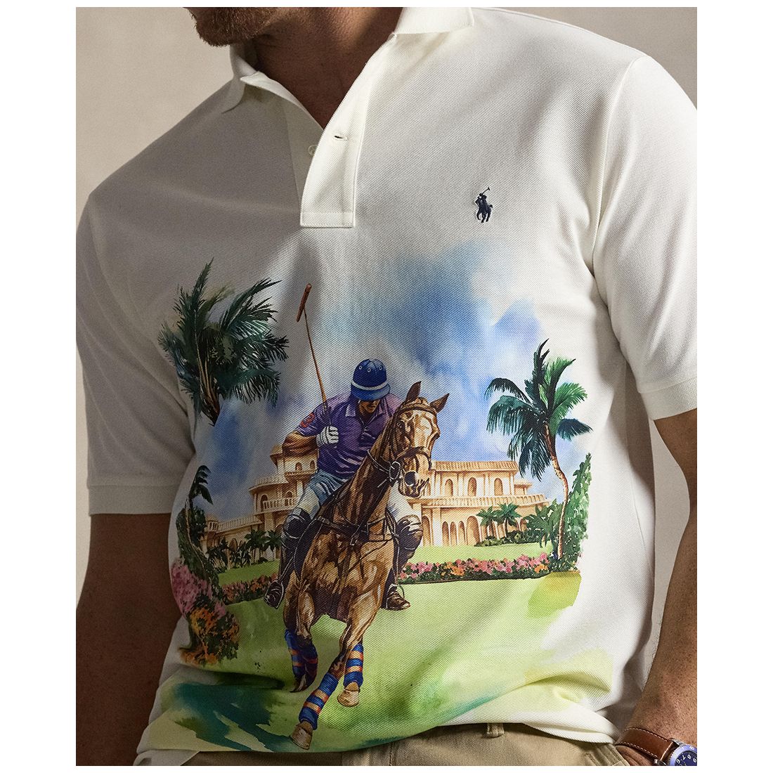 Polo Ralph Lauren Men's Big & Tall Graphic Polo Shirt