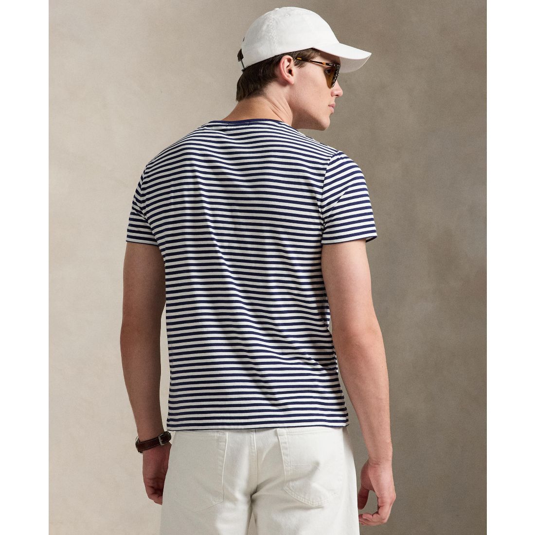Polo Ralph Lauren Men's Classic-Fit Striped Cotton Jersey T-Shirt