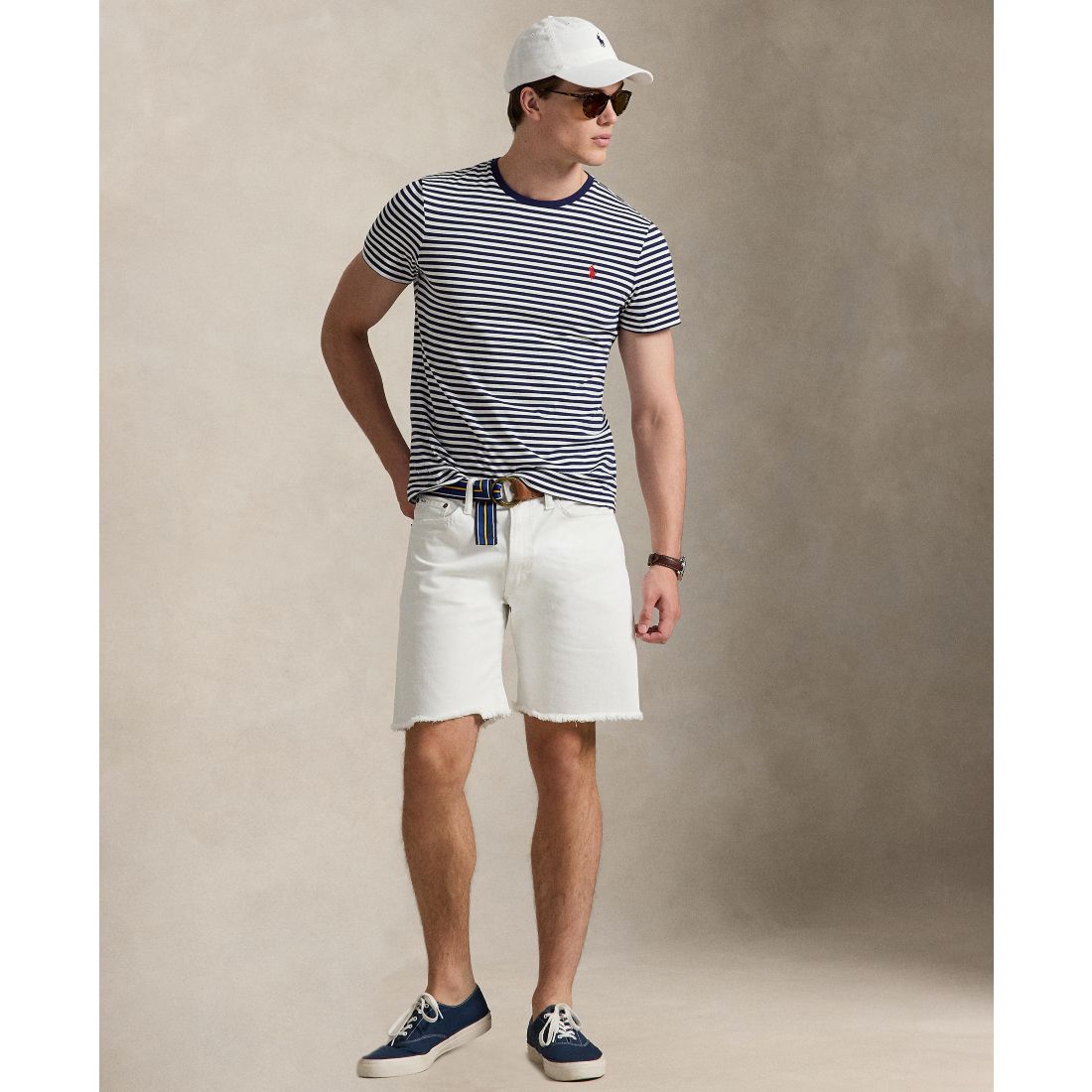Polo Ralph Lauren Men's Classic-Fit Striped Cotton Jersey T-Shirt