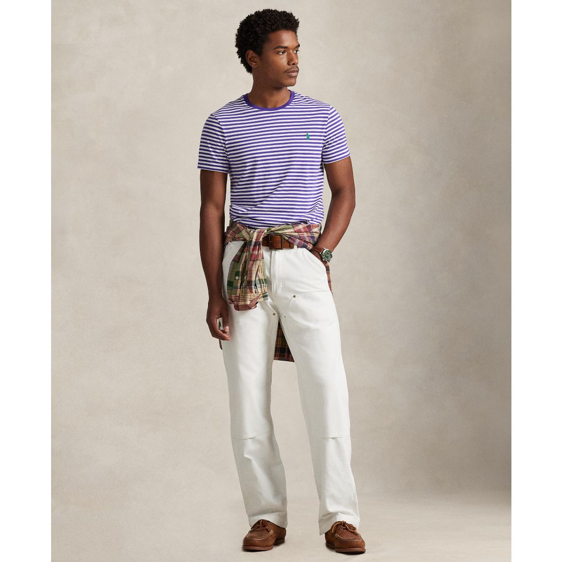 Polo Ralph Lauren Men's Classic-Fit Striped Cotton Jersey T-Shirt
