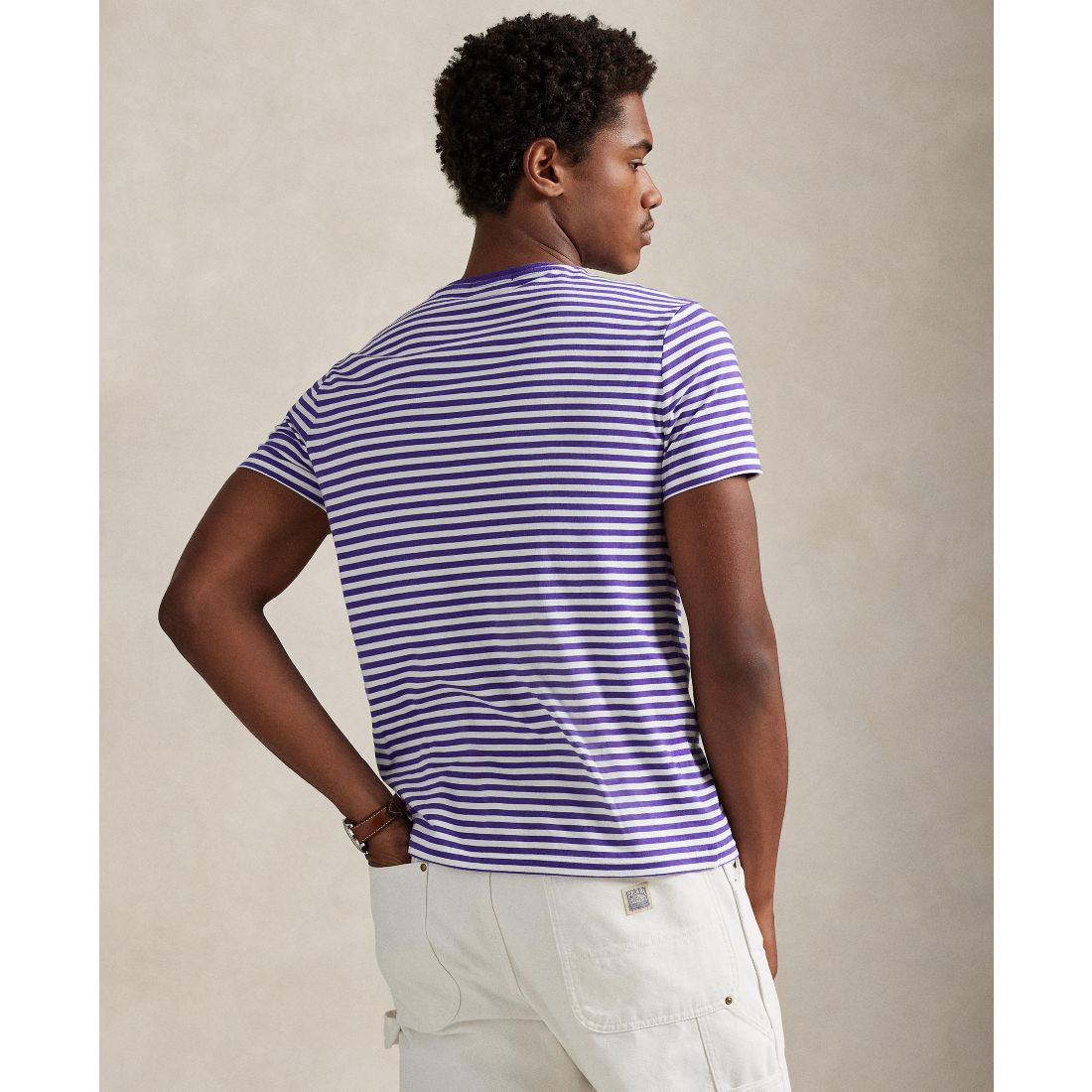 Polo Ralph Lauren Men's Classic-Fit Striped Cotton Jersey T-Shirt