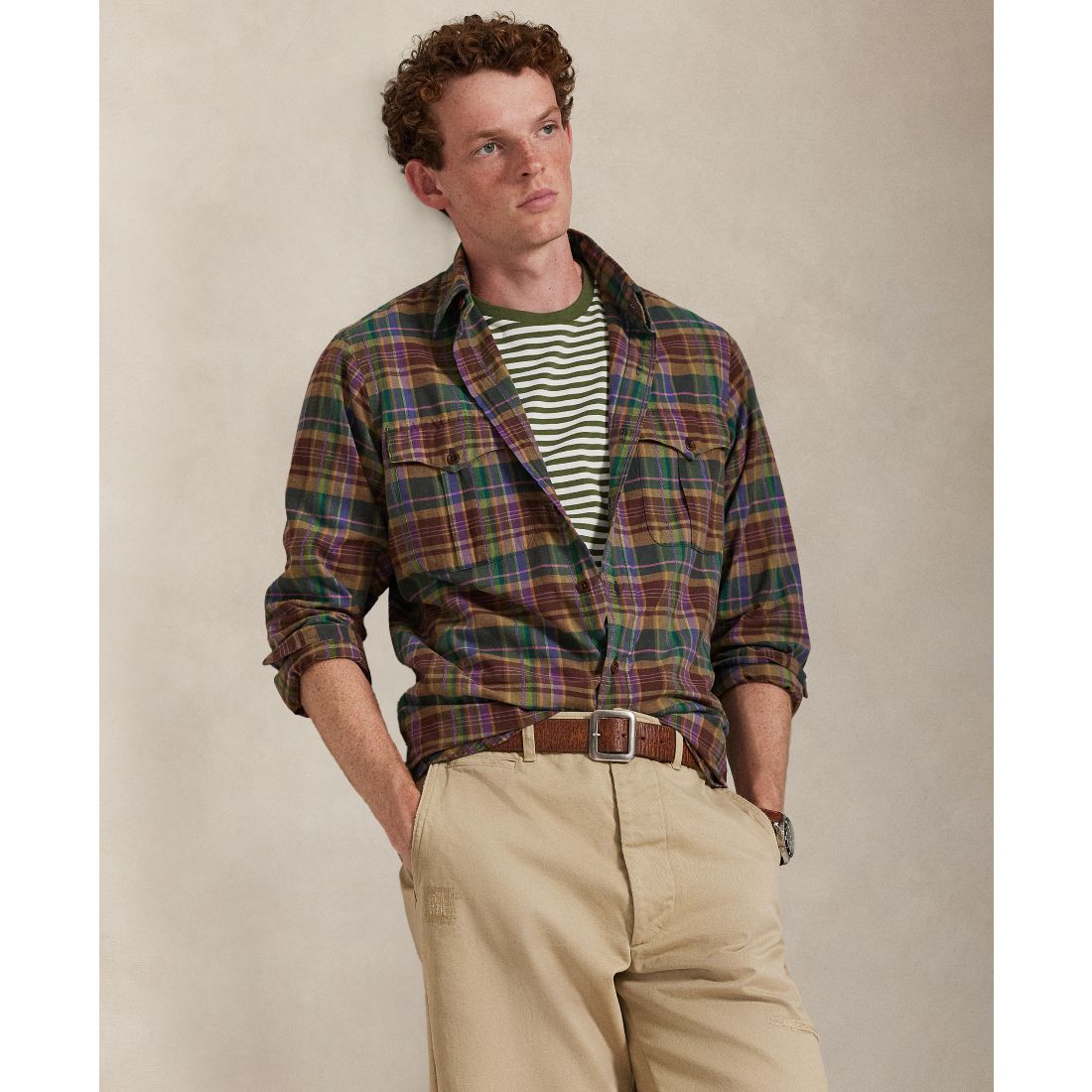 Polo Ralph Lauren Men's Classic-Fit Striped Cotton Jersey T-Shirt
