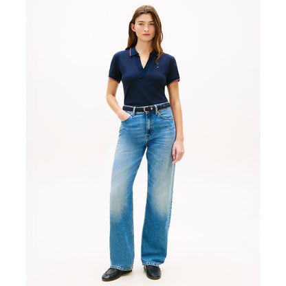 Tommy Hilfiger Women's Classic Pique Short-Sleeve Polo T-Shirt