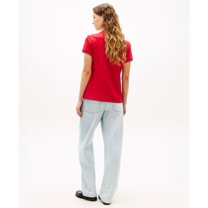 Tommy Hilfiger Women's Classic Pique Short-Sleeve Polo T-Shirt