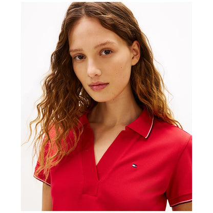 Tommy Hilfiger Women's Classic Pique Short-Sleeve Polo T-Shirt