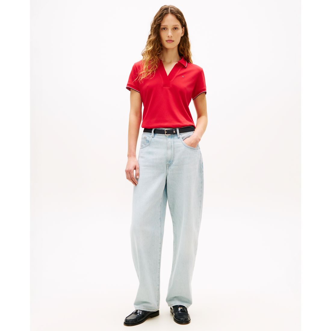 Tommy Hilfiger Women's Classic Pique Short-Sleeve Polo T-Shirt