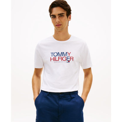 Tommy Hilfiger Men's Brand Love Big Text T-Shirt, Regular and Big & Tall