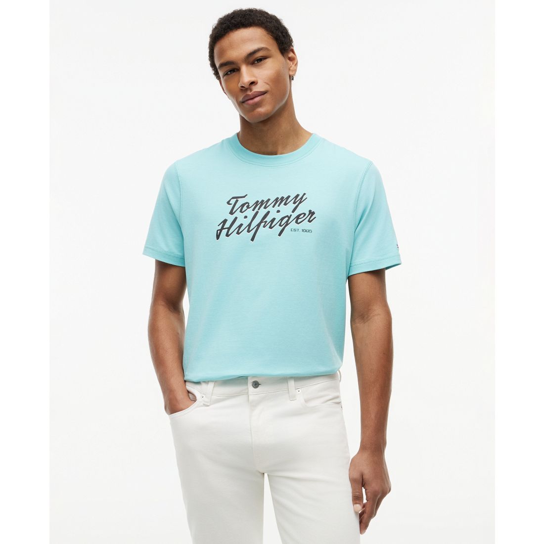 Tommy Hilfiger Men's Summer Graphic Crewneck T-Shirt