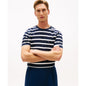 Tommy Hilfiger Men's Regular-Fit Essential Stripe T-Shirt - Desert Sky / Ecru Stripe